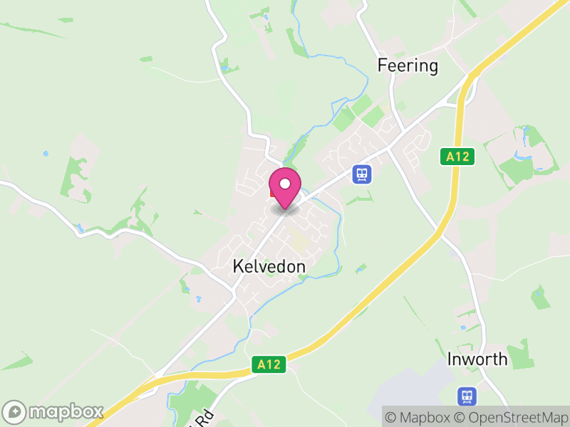 Map of properties for sale in Kelvedon