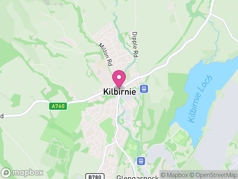 Map of properties for sale in Kilbirnie