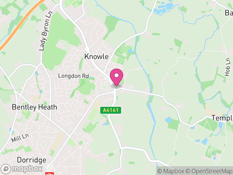 Map of properties for sale in Knowle