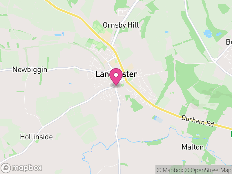 Map of properties for sale in Lanchester