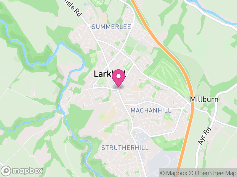 Map of properties for sale in Larkhall