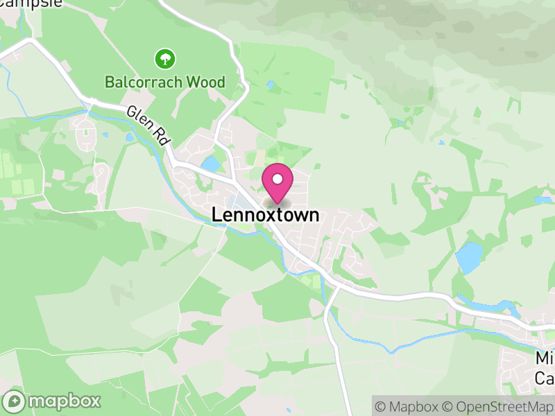 Map of properties for sale in Lennoxtown