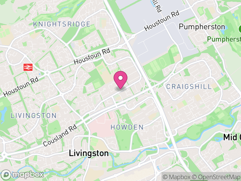 Map of properties for sale in Livingston