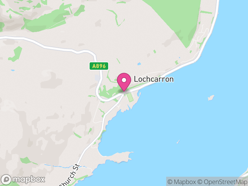 Map of properties for sale in Lochcarron