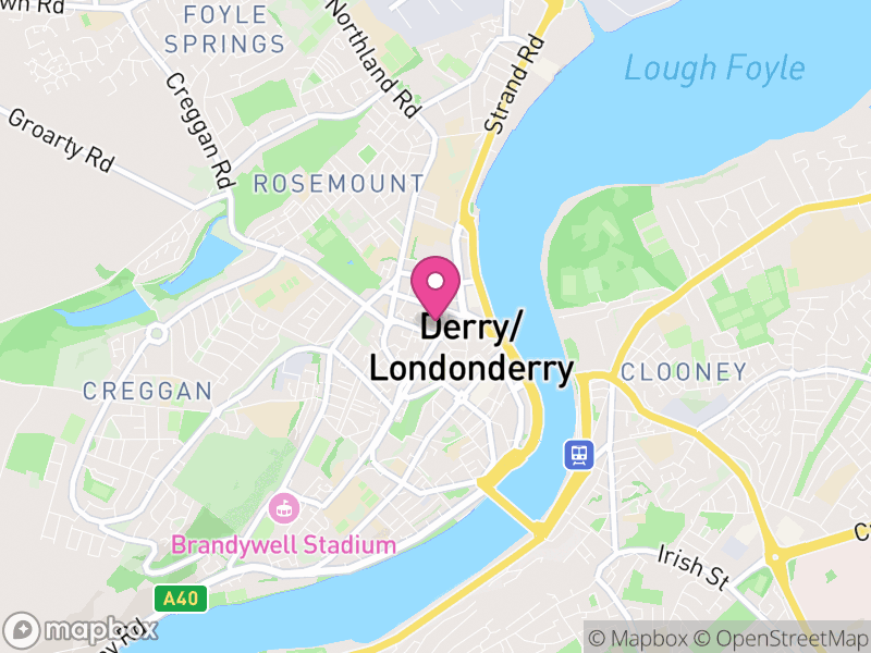 Map of properties for sale in Londonderry