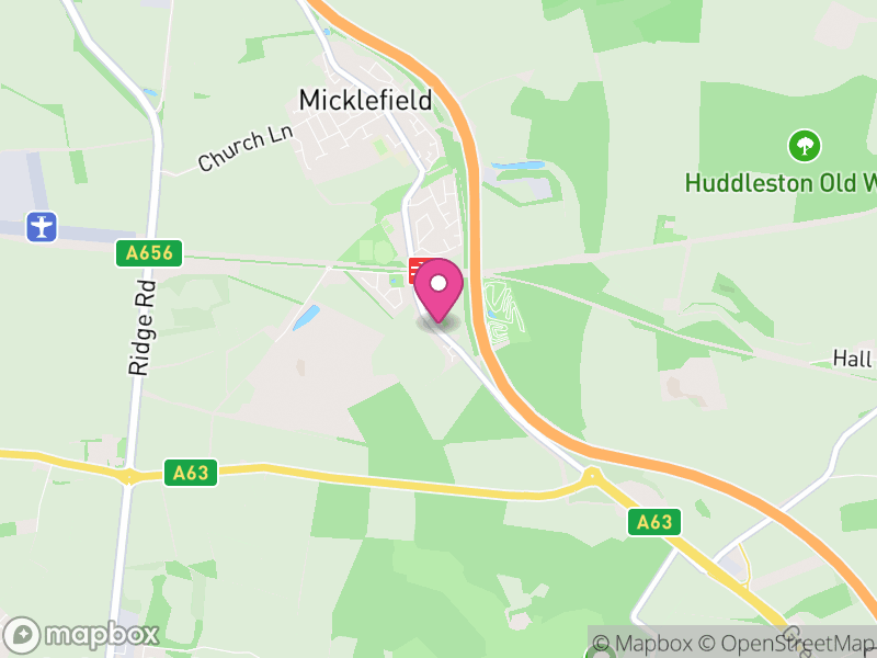 Map of properties for sale in LS25