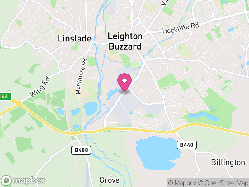 Map of properties for sale in LU7