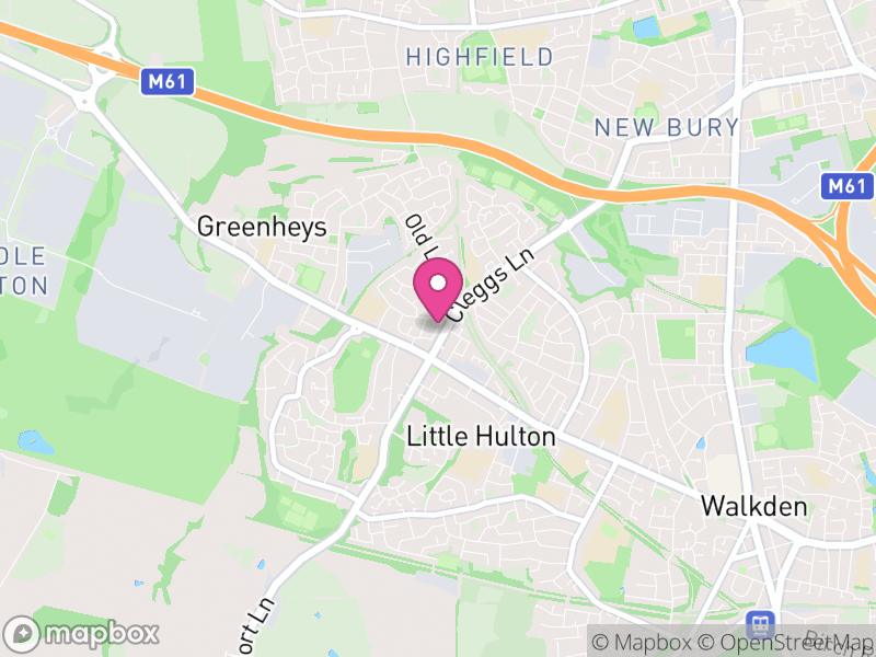 Map of properties for sale in M38