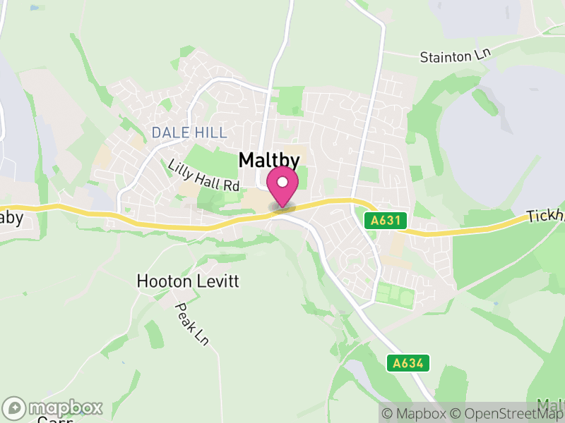 Map of properties for sale in Maltby