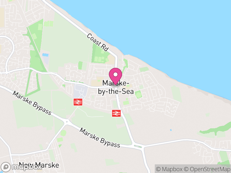 Map of properties for sale in Marske By The Sea