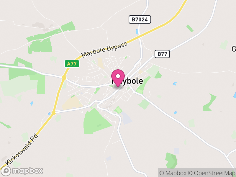Map of properties for sale in Maybole