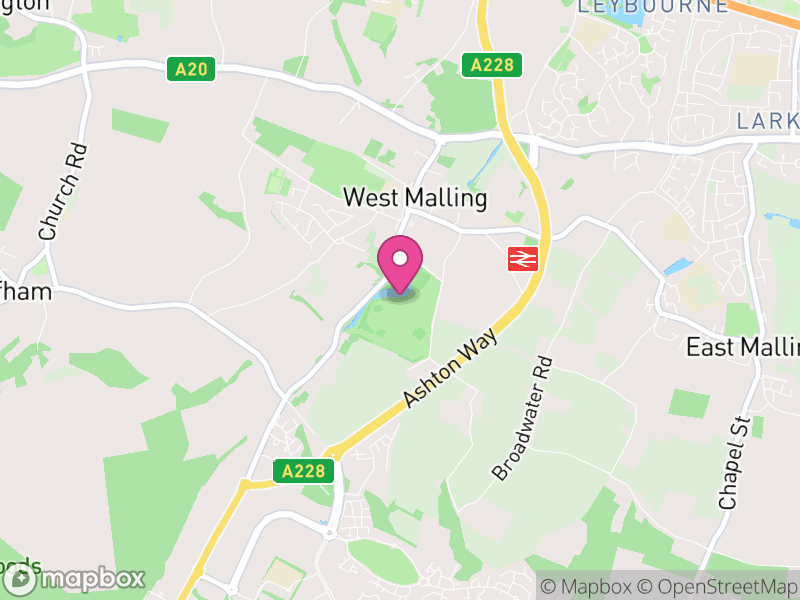 Map of properties for sale in ME19