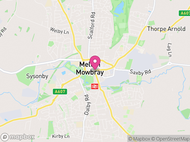 Map of properties for sale in Melton_mowbray