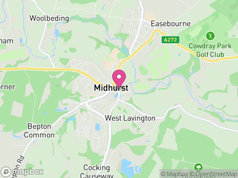 Map of properties for sale in Midhurst