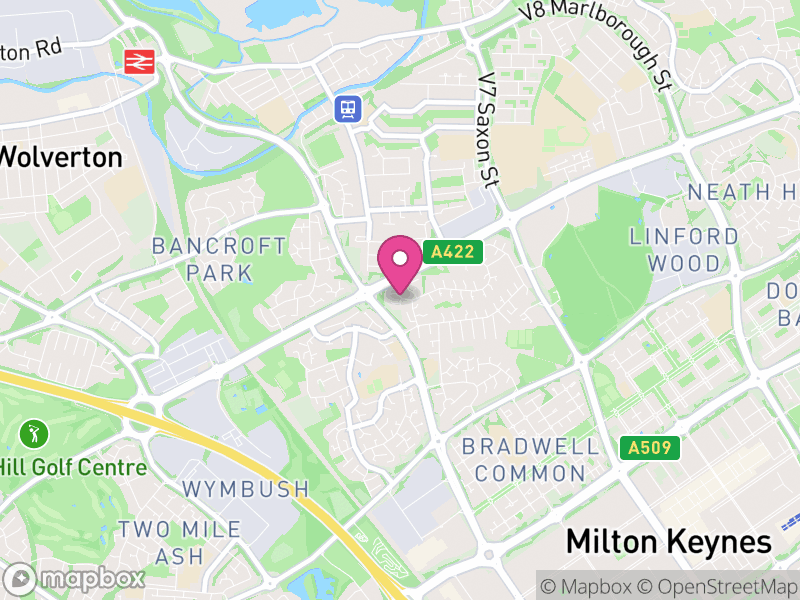 Map of properties for sale in MK13