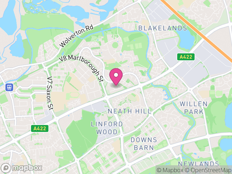 Map of properties for sale in MK14