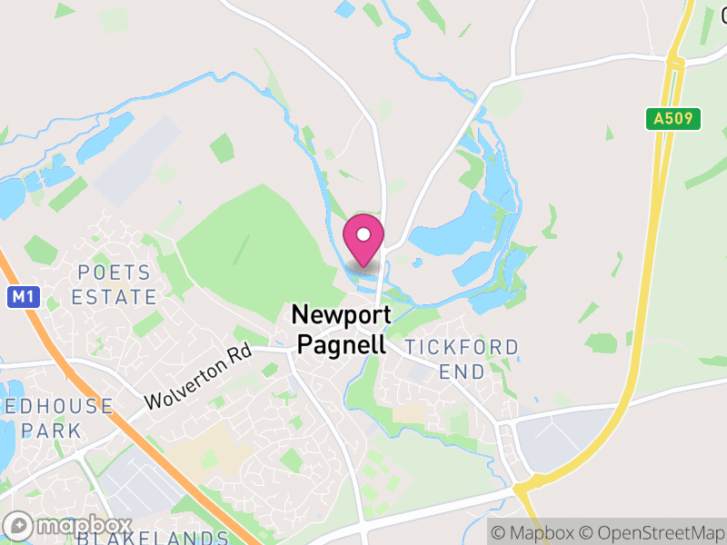 Map of properties for sale in MK16