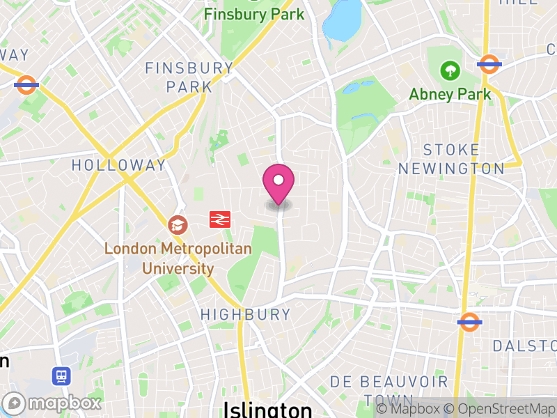 Map of properties for sale in N5