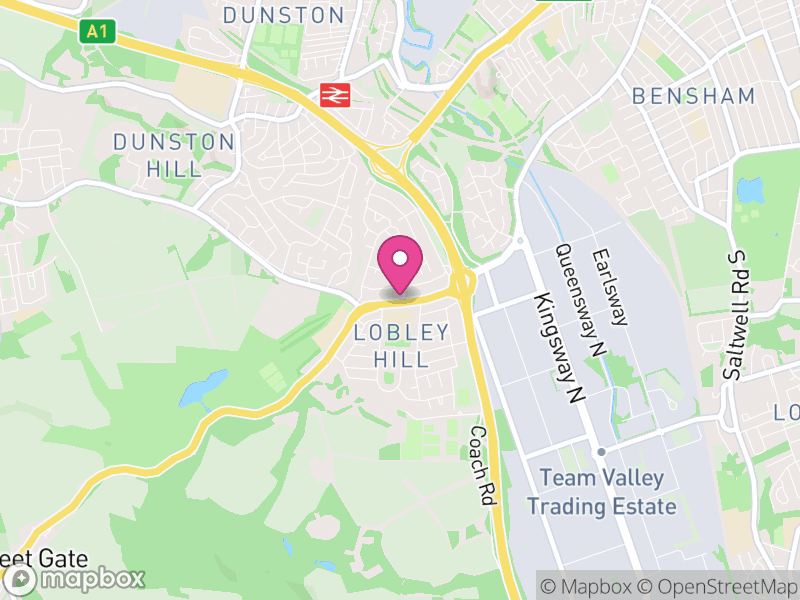 Map of properties for sale in NE11