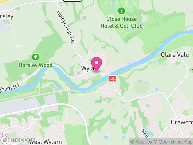 Map of properties for sale in NE41