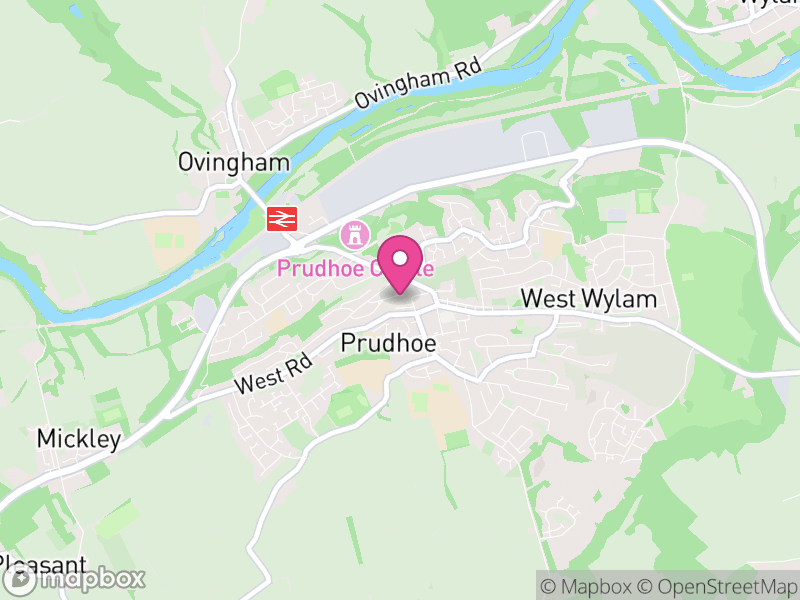 Map of properties for sale in NE42