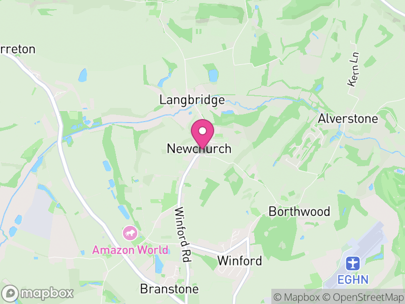 Map of properties for sale in Newchurch