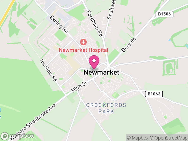 Map of properties for sale in Newmarket
