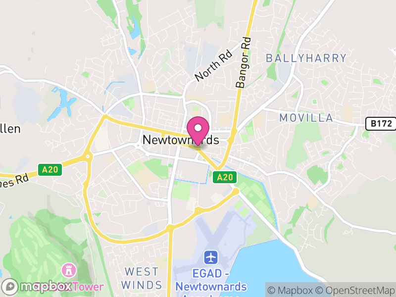 Map of properties for sale in Newtownards