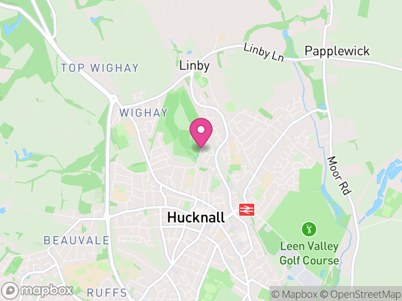 Map of properties for sale in NG15