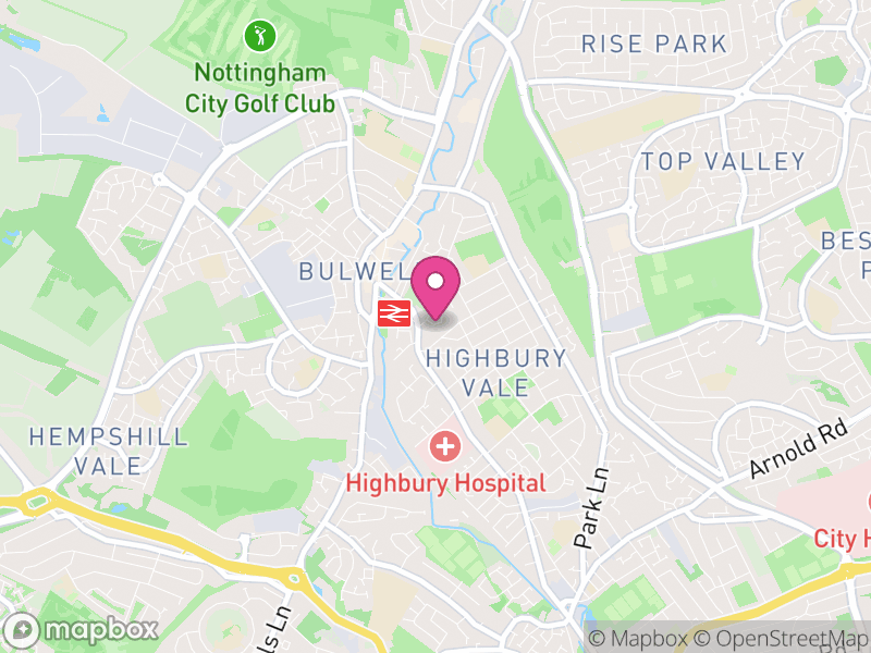 Map of properties for sale in NG6