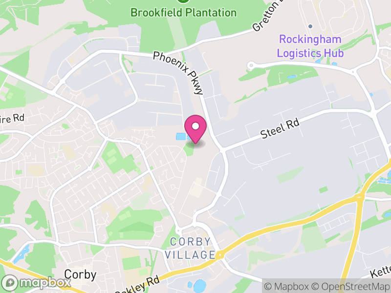 Map of properties for sale in NN17