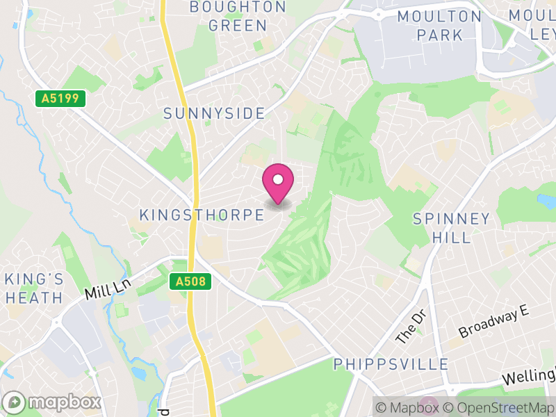 Map of properties for sale in NN2