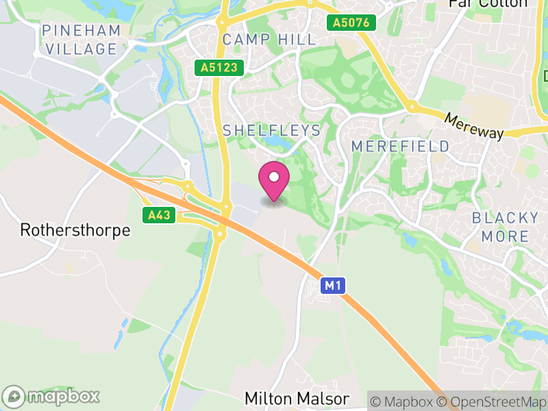 Map of properties for sale in NN7