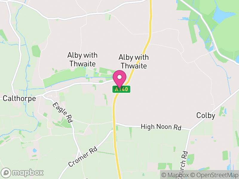 Map of properties for sale in NR11