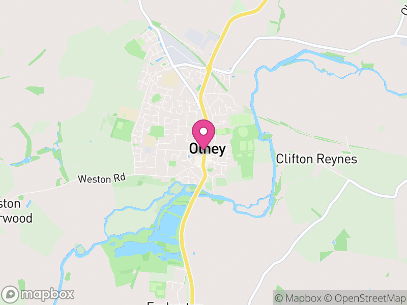 Map of properties for sale in Olney