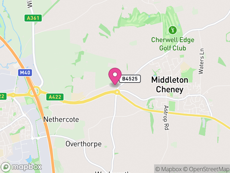 Map of properties for sale in OX17