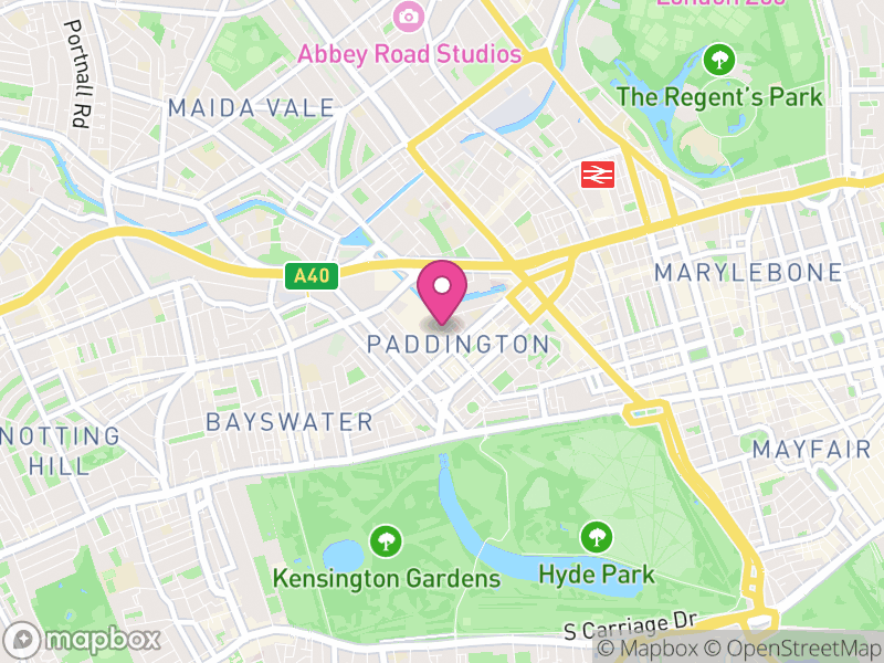 Map of properties for sale in Paddington