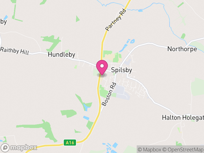 Map of properties for sale in PE23