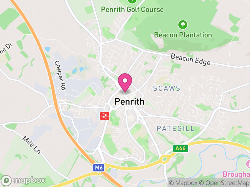 Map of properties for sale in Penrith