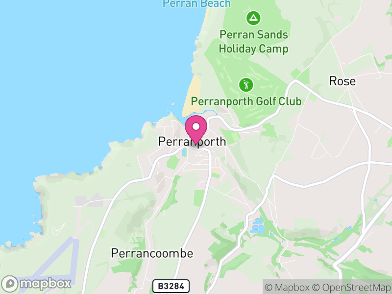 Map of properties for sale in Perranporth