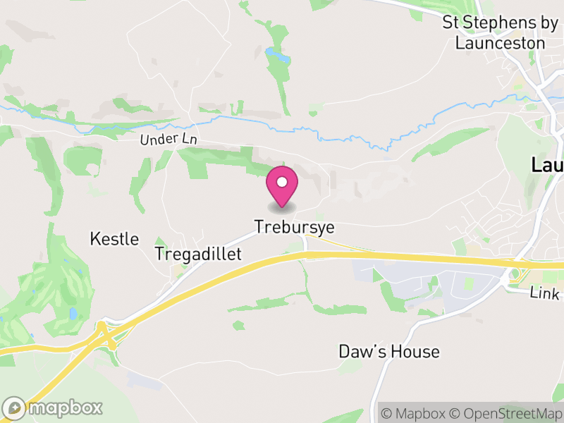 Map of properties for sale in PL15