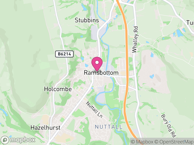 Map of properties for sale in Ramsbottom