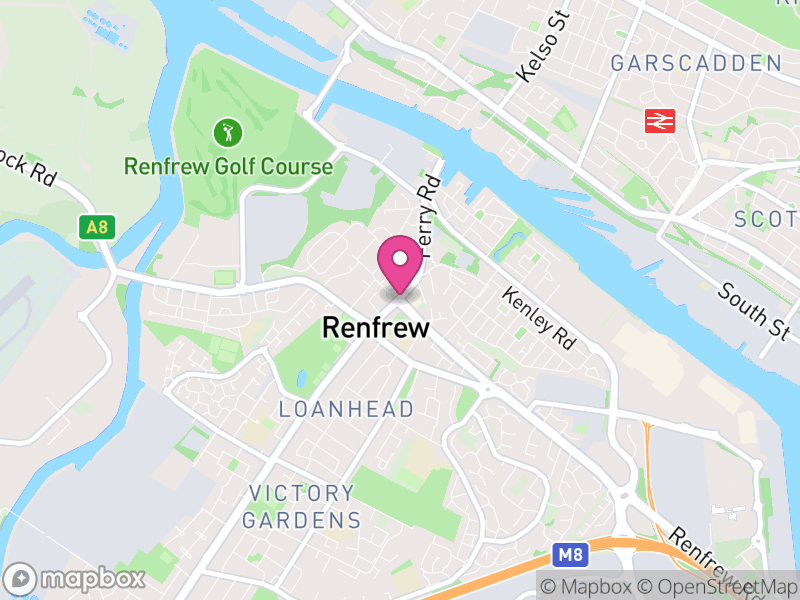Map of properties for sale in Renfrew