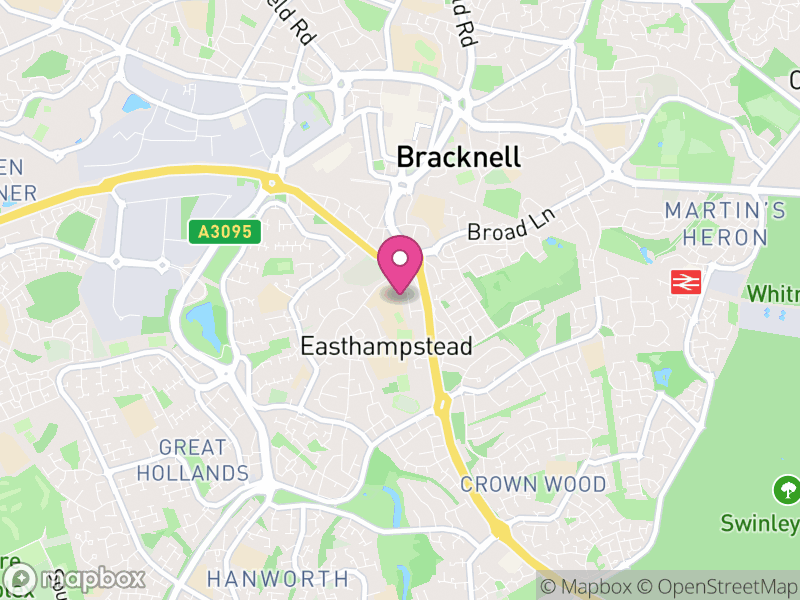 Map of properties for sale in RG12