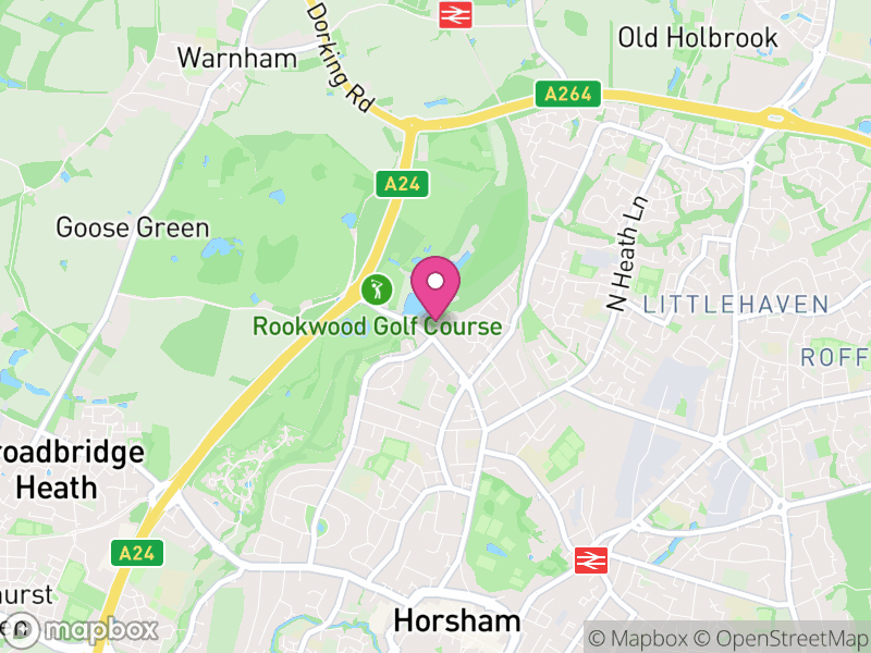 Map of properties for sale in RH12