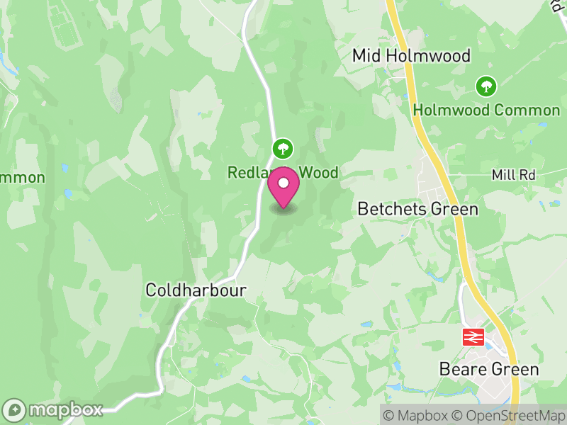 Map of properties for sale in RH5