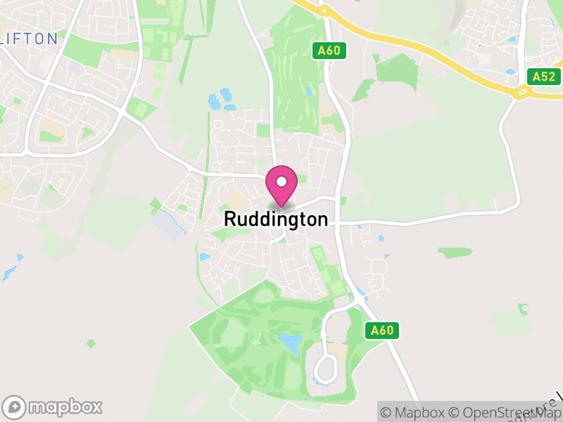 Map of properties for sale in Ruddington