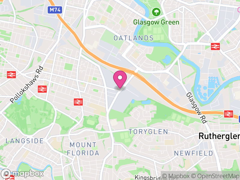 Map of properties for sale in Rutherglen