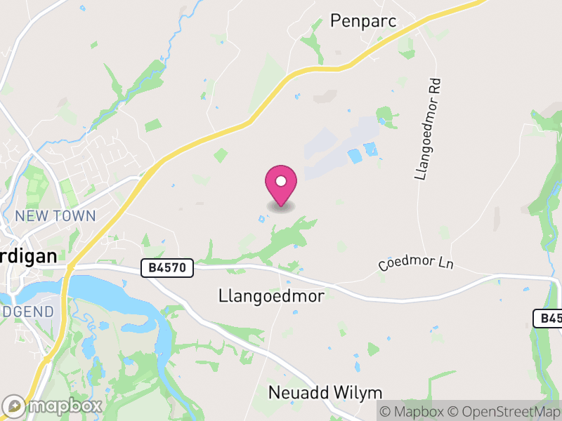 Map of properties for sale in SA43