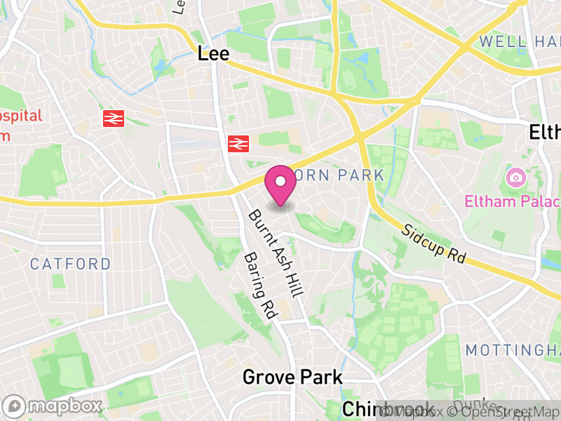 Map of properties for sale in SE12